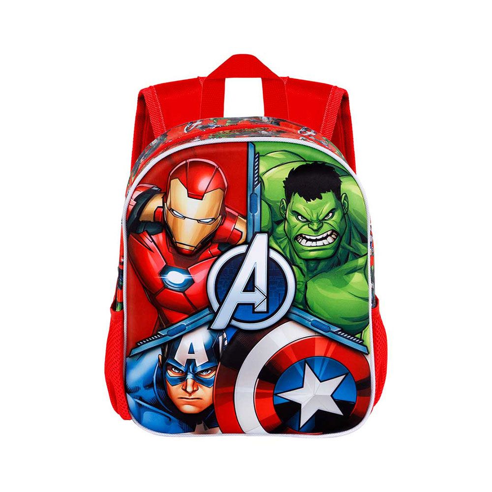 Mochila 3d pequeña los vengadores massive 8,5 l