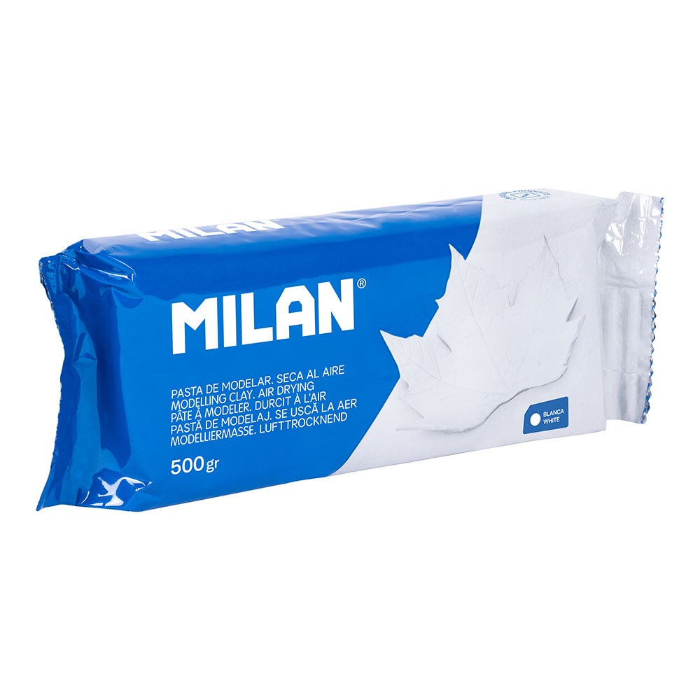 Pasta para modelar seca al aire 500 g, blanca