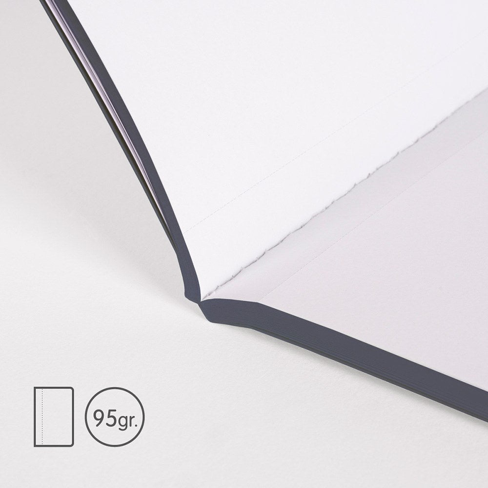 Cuaderno a6, encolado, 48 hojas blancas, serie 430, azul