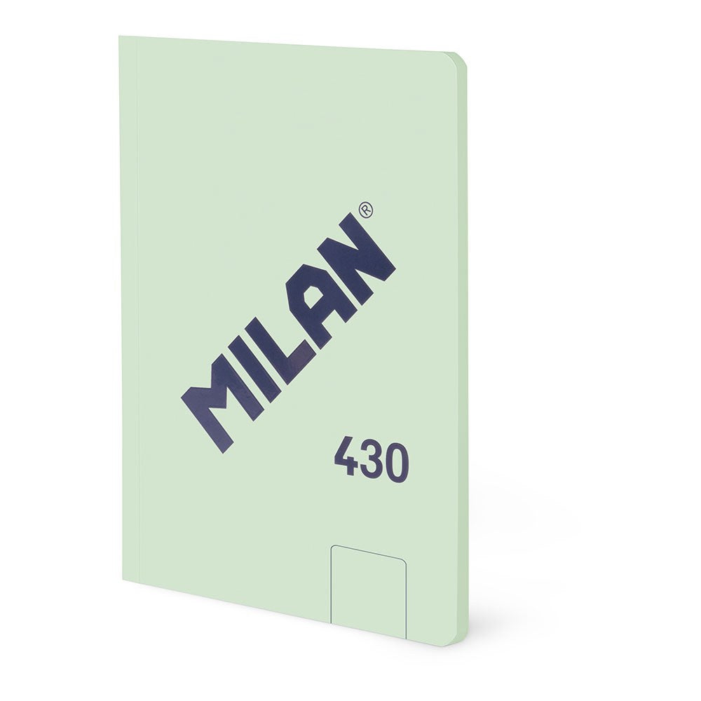 Cuaderno a6, encolada, 48 hojas blancas, verde