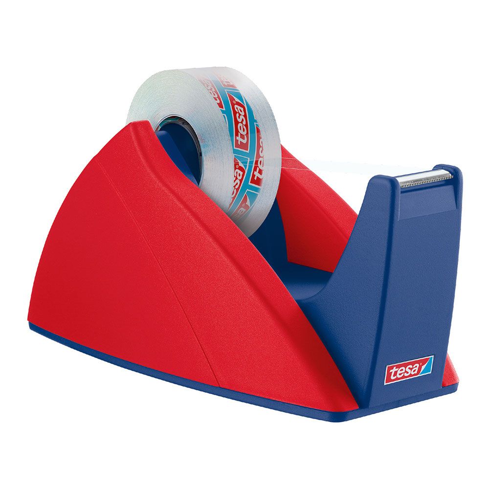 Portarollos easy cut rojo / azul para rollos de 33 m