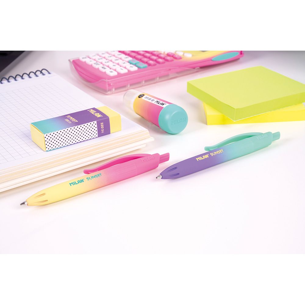 Bolígrafo p1 touch mini sunset, colores surtidos, 24 uds, expositor