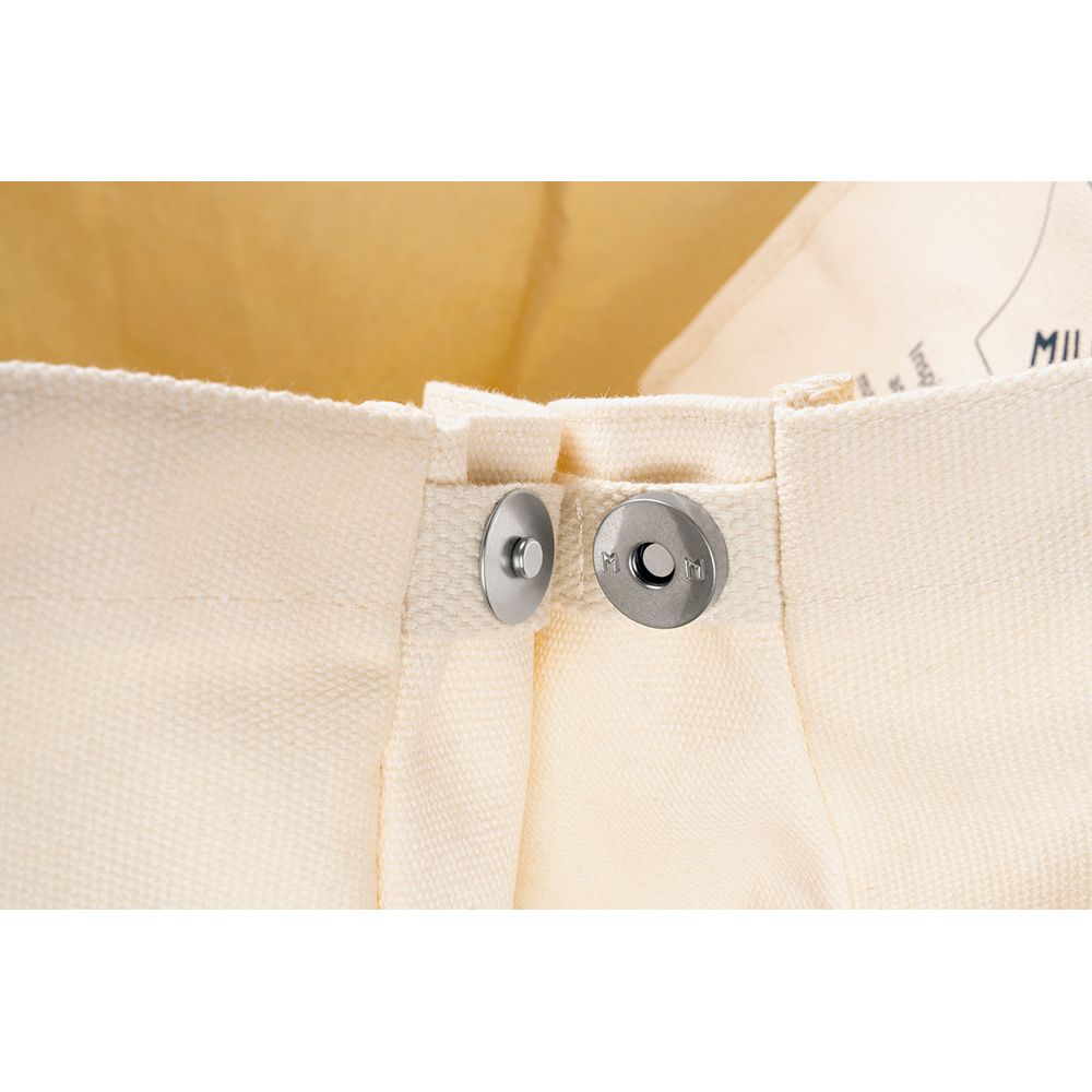 Bolso tote bag "milan® gigante 403 since 1918" beige