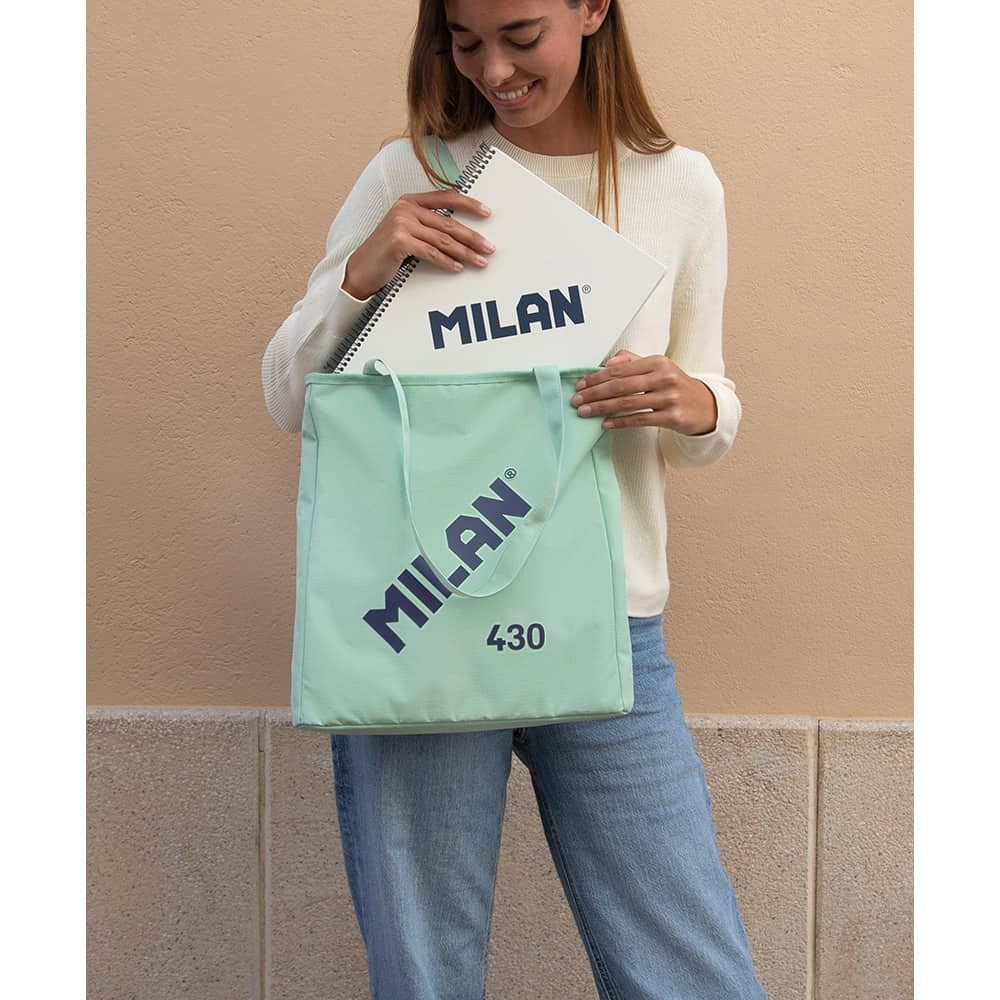 Bolso shopper colección "milan® gigante 403 since 1918" verde