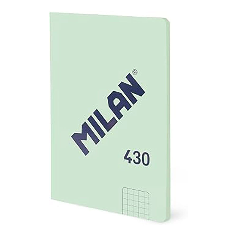 Cuaderno a6, encolado, 48 hojas cuadriculadas, serie 430, verde