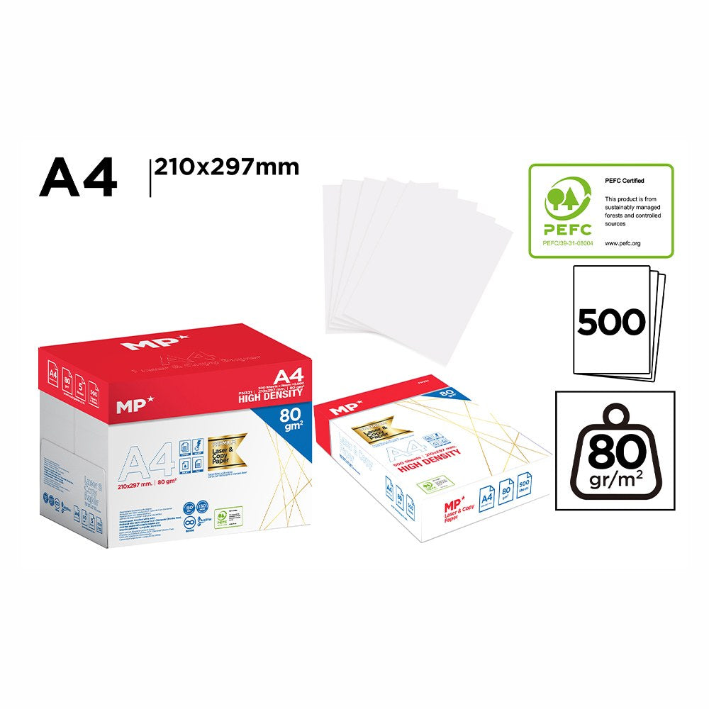 Papel din a4 multifunción mp 80 g/m² 500 hojas