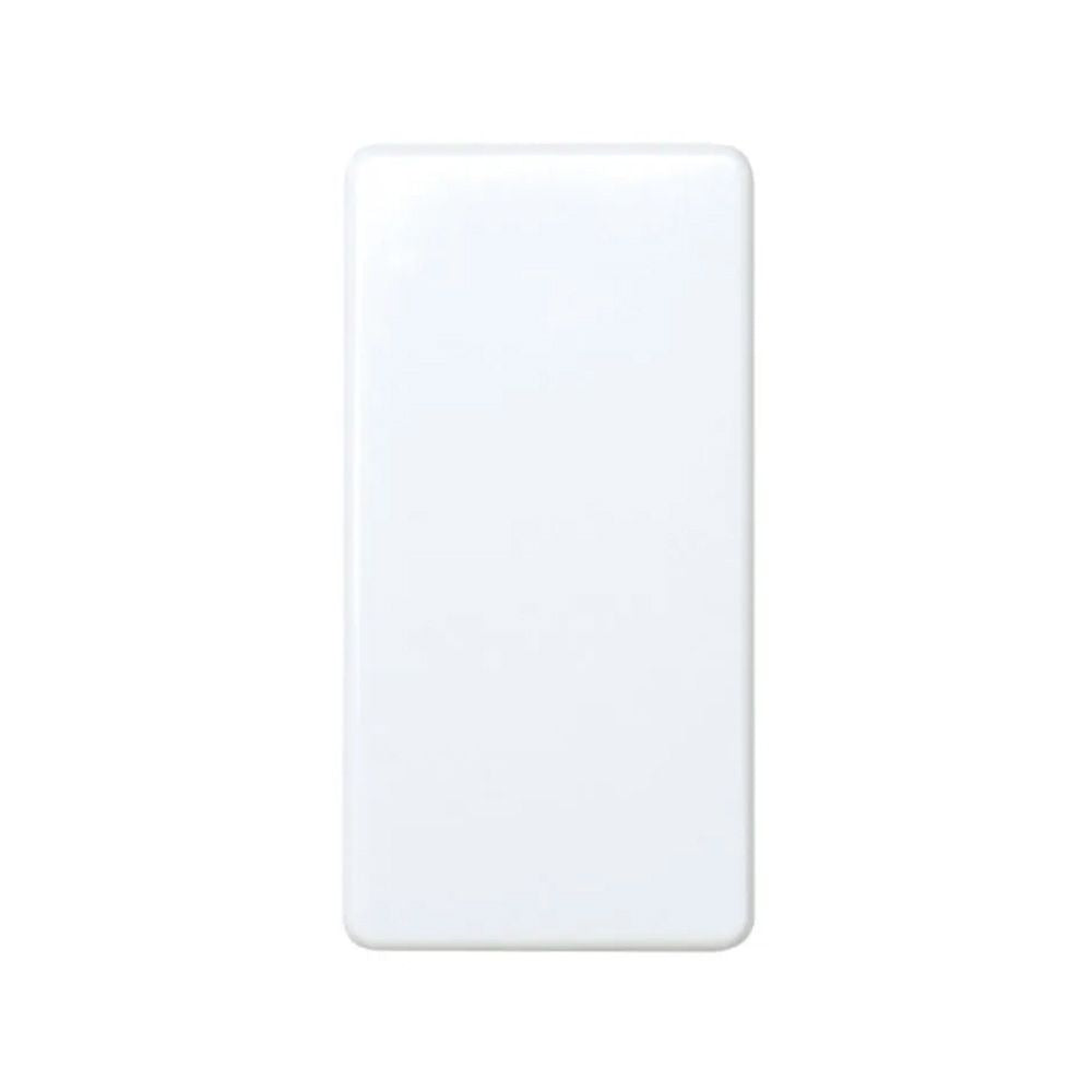 Pulsador estrecho serie 27 blanco