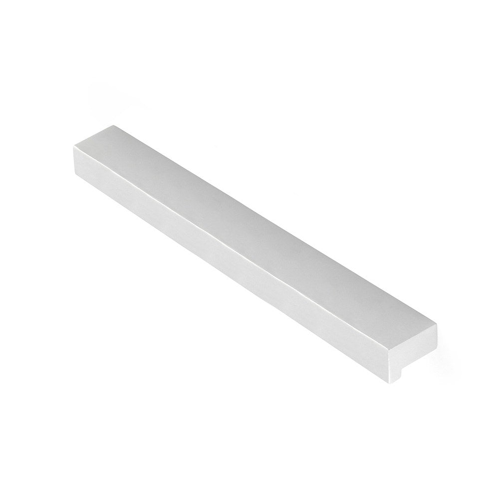 Tirador de mueble tipo asa, modelo 2274, de aluminio anodizado con acabado mate, 128 mm