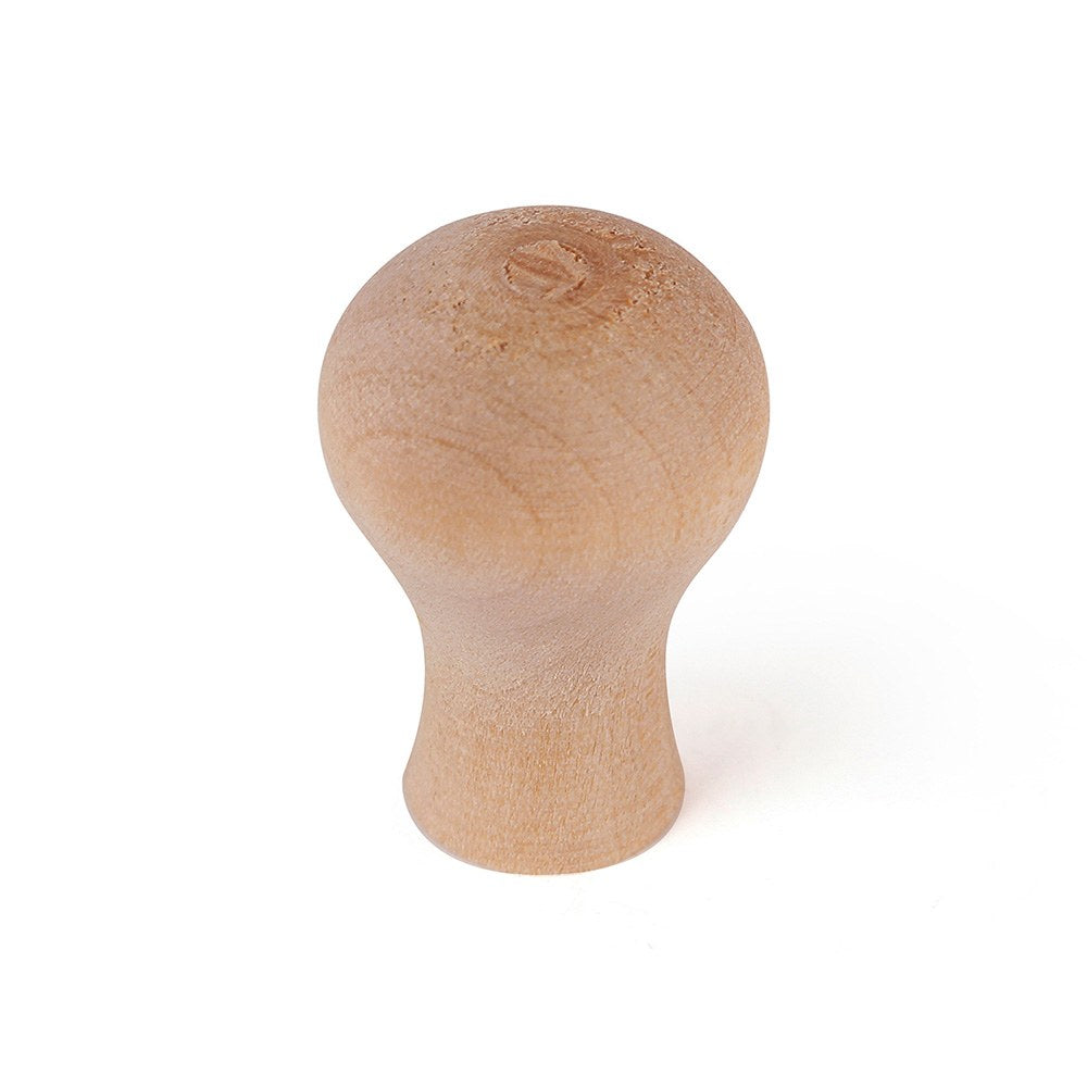 Pomo para mueble, modelo 273, de madera de haya crudo, ø20 mm