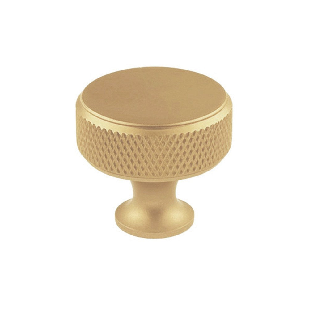 Pomo para mueble, modelo 751, de aluminio con acabado oro mate, ø30 mm