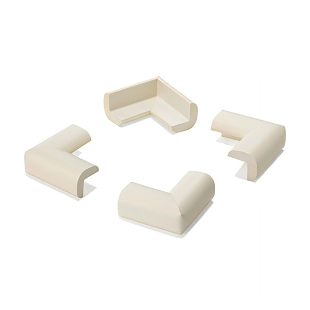 Protector cantos, modelo 5002, de caucho con acabado blanco, 24 x 52 x 52 mm, 4 uds, blister