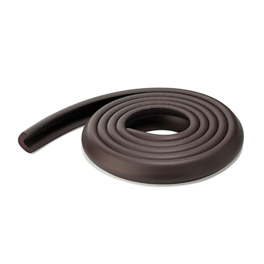 Protector de cantos, modelo 5003, de caucho con acabado marrón, rollo 2 m, blister