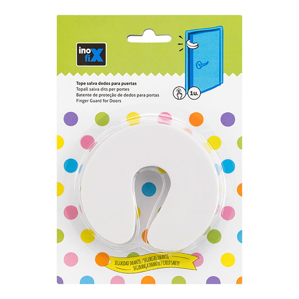 Tope salva dedos, para puertas, modelo 5200, blanco, blister