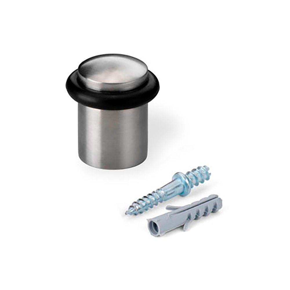 Tope de puerta con torica acero inoxidable (blister)