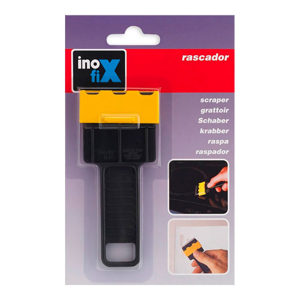 Rascador de vidrios con tapa de protección
