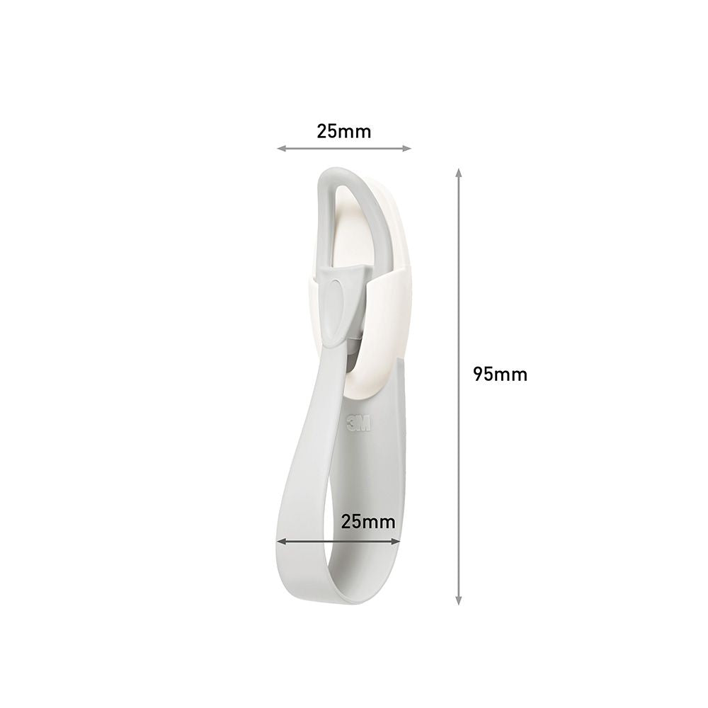 Command percha agrupadora de cables, 2 uds + 3 tiras