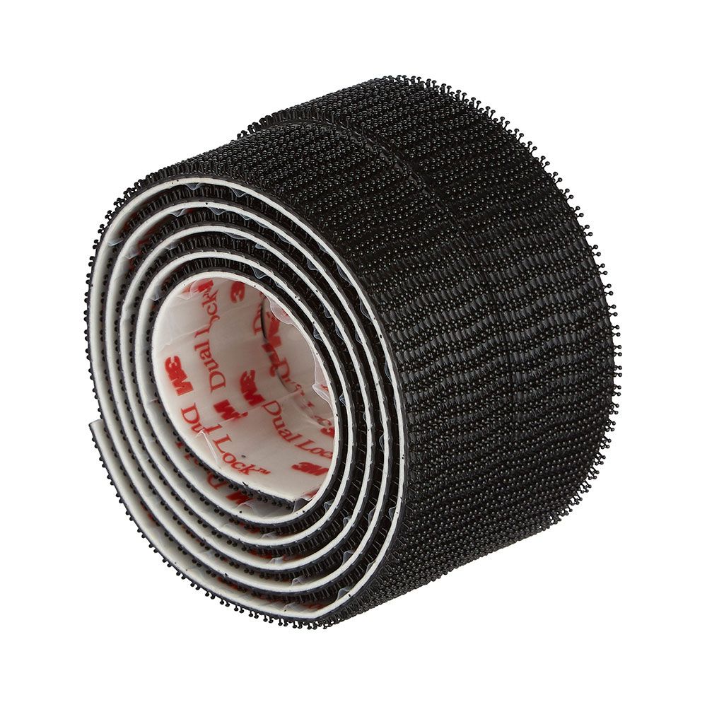 Cinta de autofijación extreme rollo negra, máx 5 kg, 25mmx1m, 2 uds