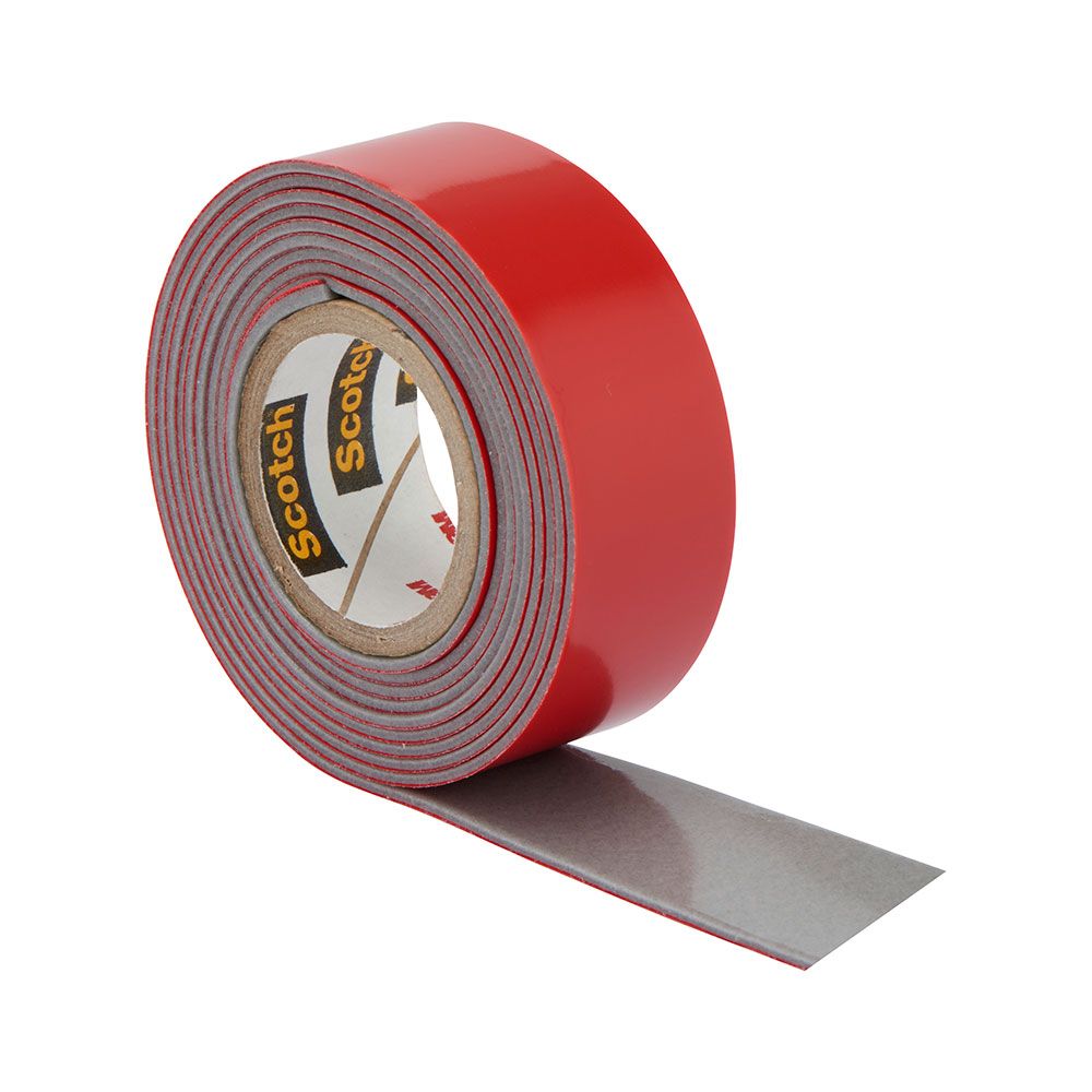 Cinta doble cara de montaje para exteriores, máx 5 kg, 19 mm x 1,5 m