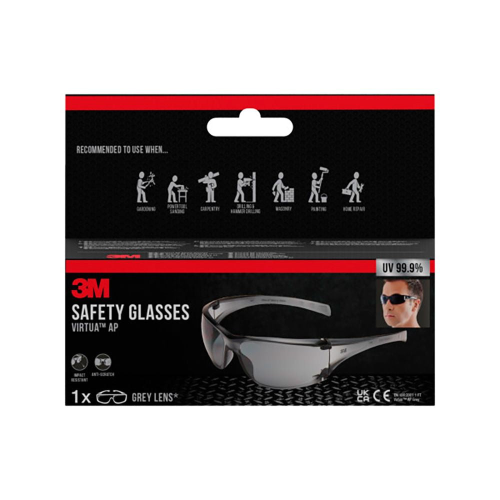 Gafas de seguridad virtua ap, lente gris