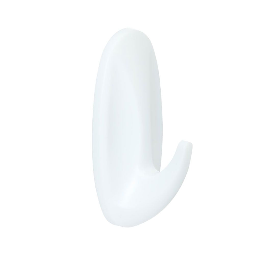Command gancho blanco, mediano, 29 x 79 x 29 mm, 2 uds + 4 tiras, máx 1,3 kg