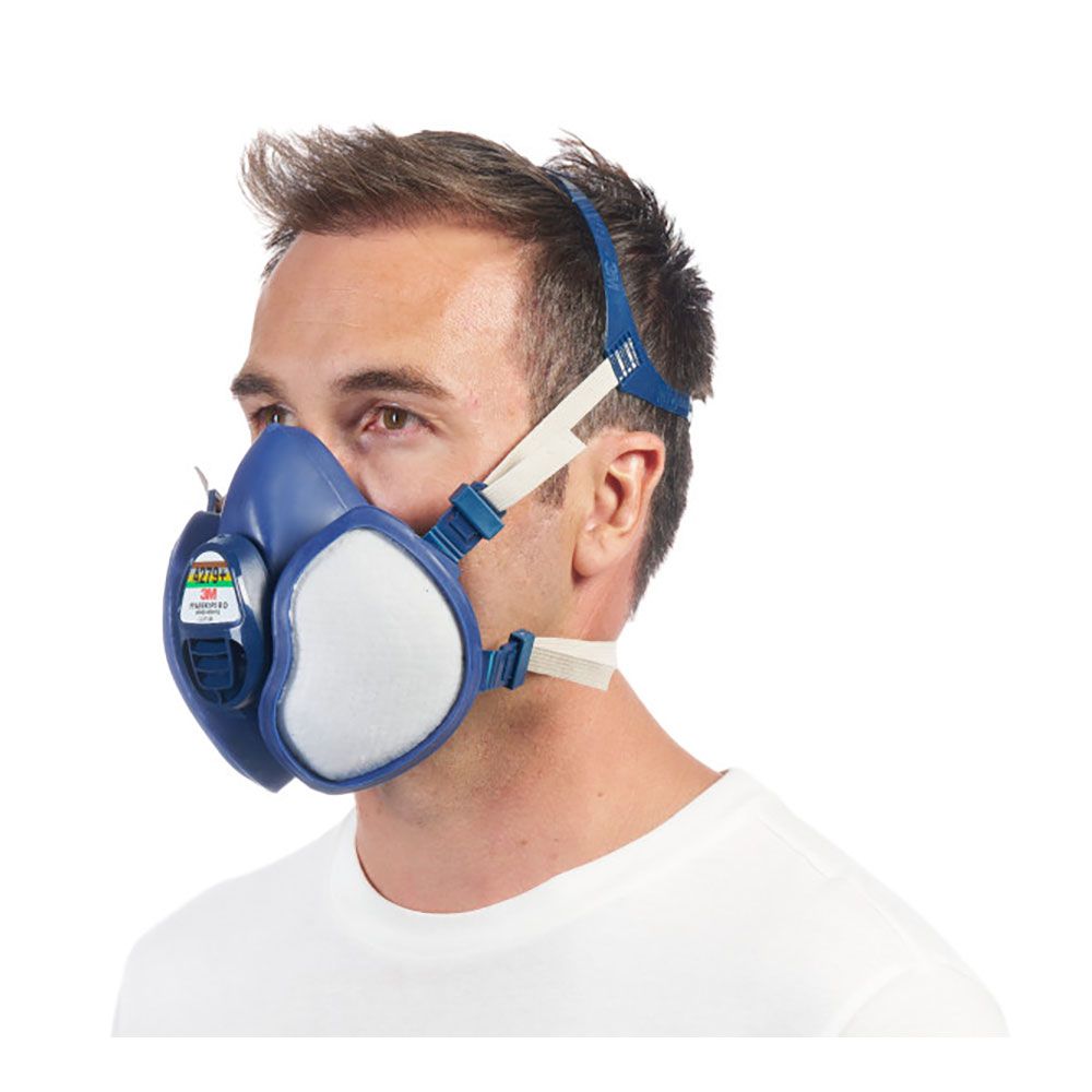 Mascarilla con filtros integrados 4279+, filtros combinados abek1p3