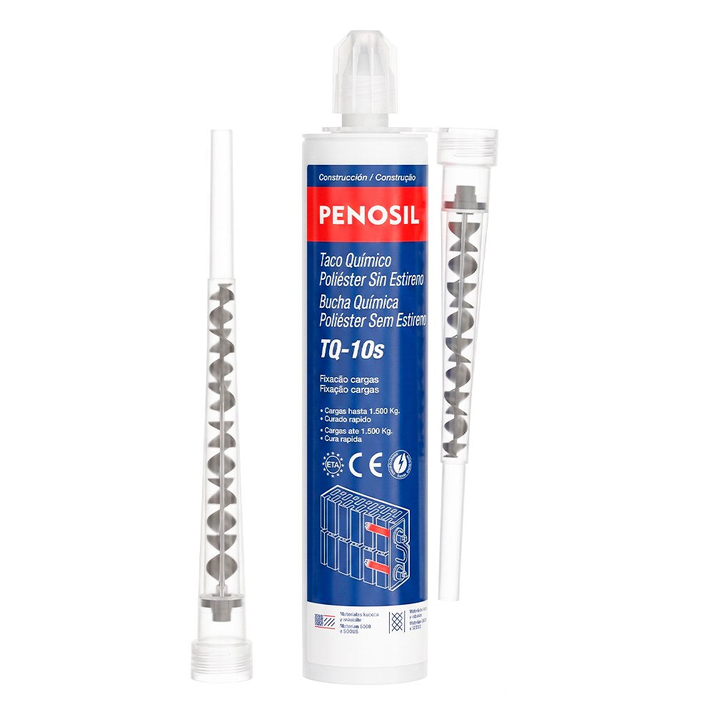 Taco químico poliéster sin estireno tq-10s, gris, 300 ml