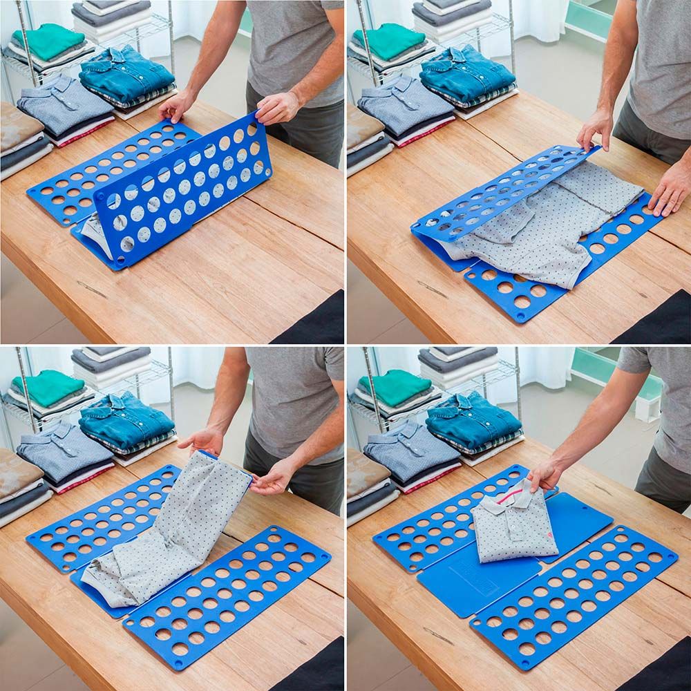 Doblador de ropa, 22,5 x 59 x 1,5 cm