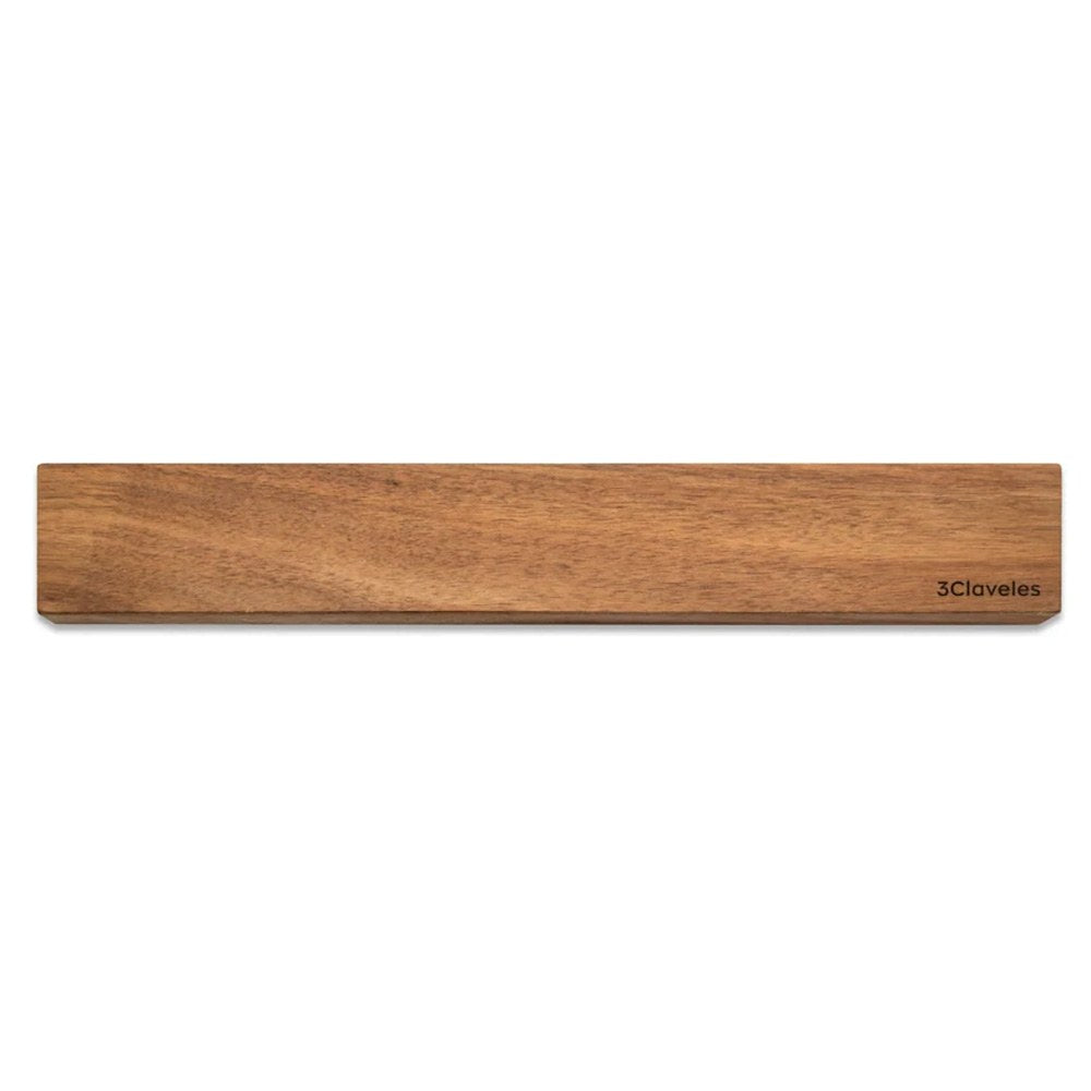 Soporte magnético para cuchillos, modelo acacia, 40 x 2 x 6 cm, blister