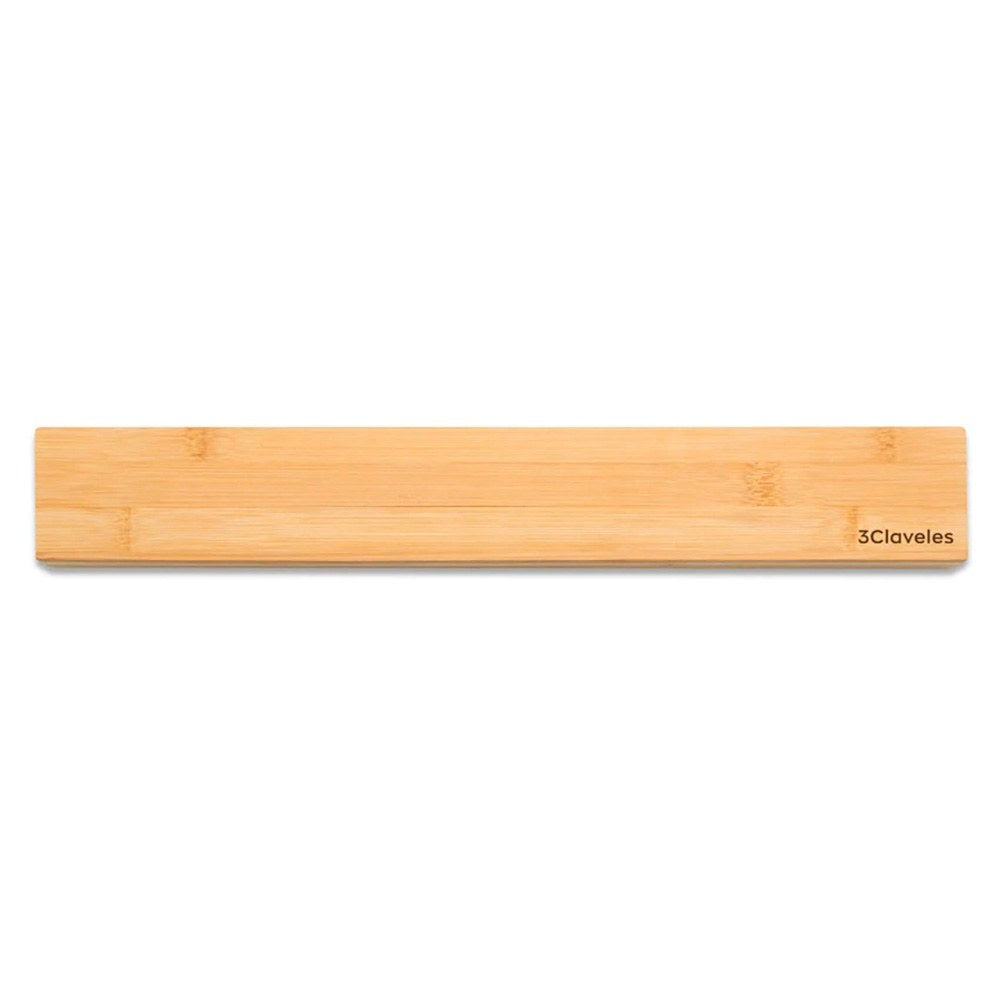 Soporte magnético para cuchillos, modelo bambú, 40 x 2 x 6 cm, blister