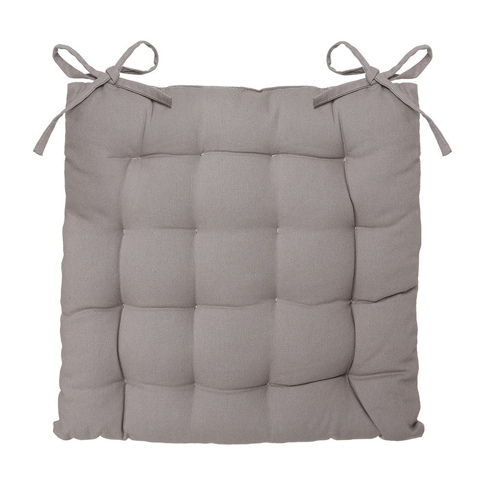 Cojín para silla estilo galleta color vison 38 x 38 cm