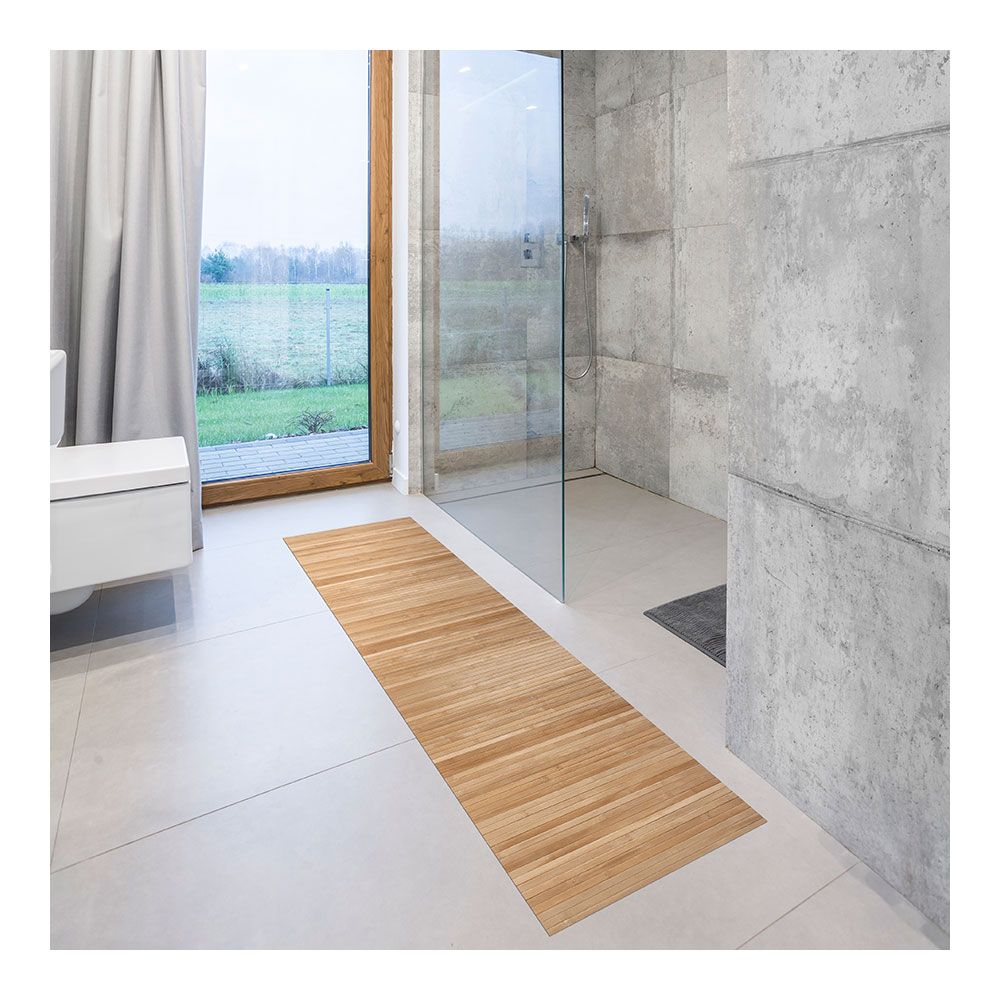 Alfombra bambú natur 120 x 180 cm