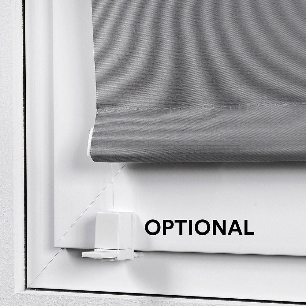 Estor enrollable clip & fix opaco marfil 120 x 180 cm