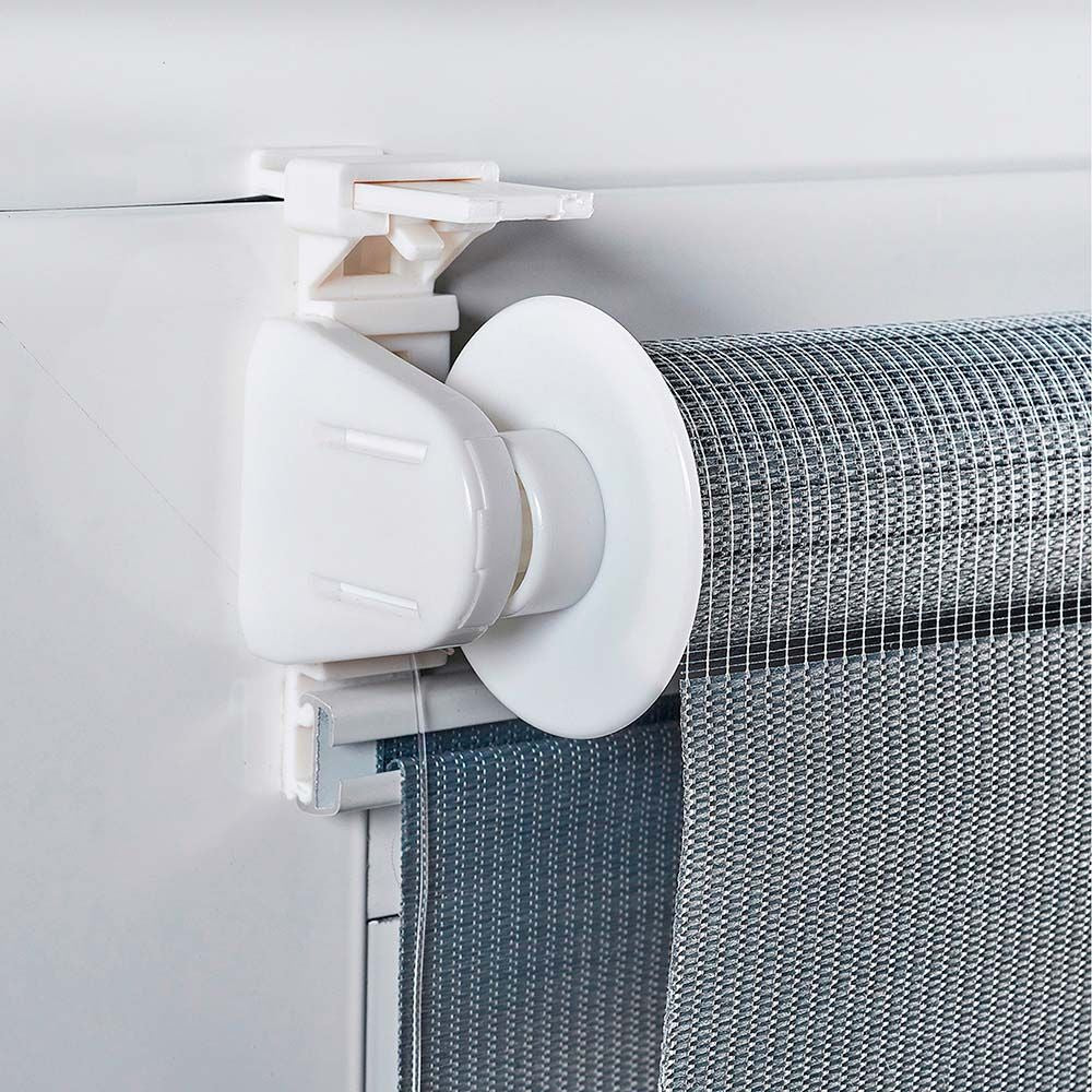 Estor enrollable clip & fix, noche & dia, blanco 120 x 180 cm