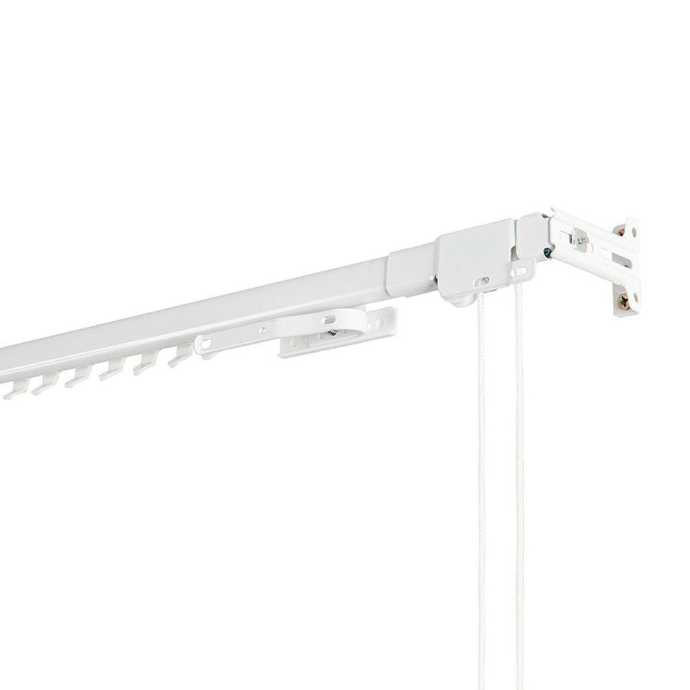 Riel reforzado blanco extensible de 70 - 120 cm