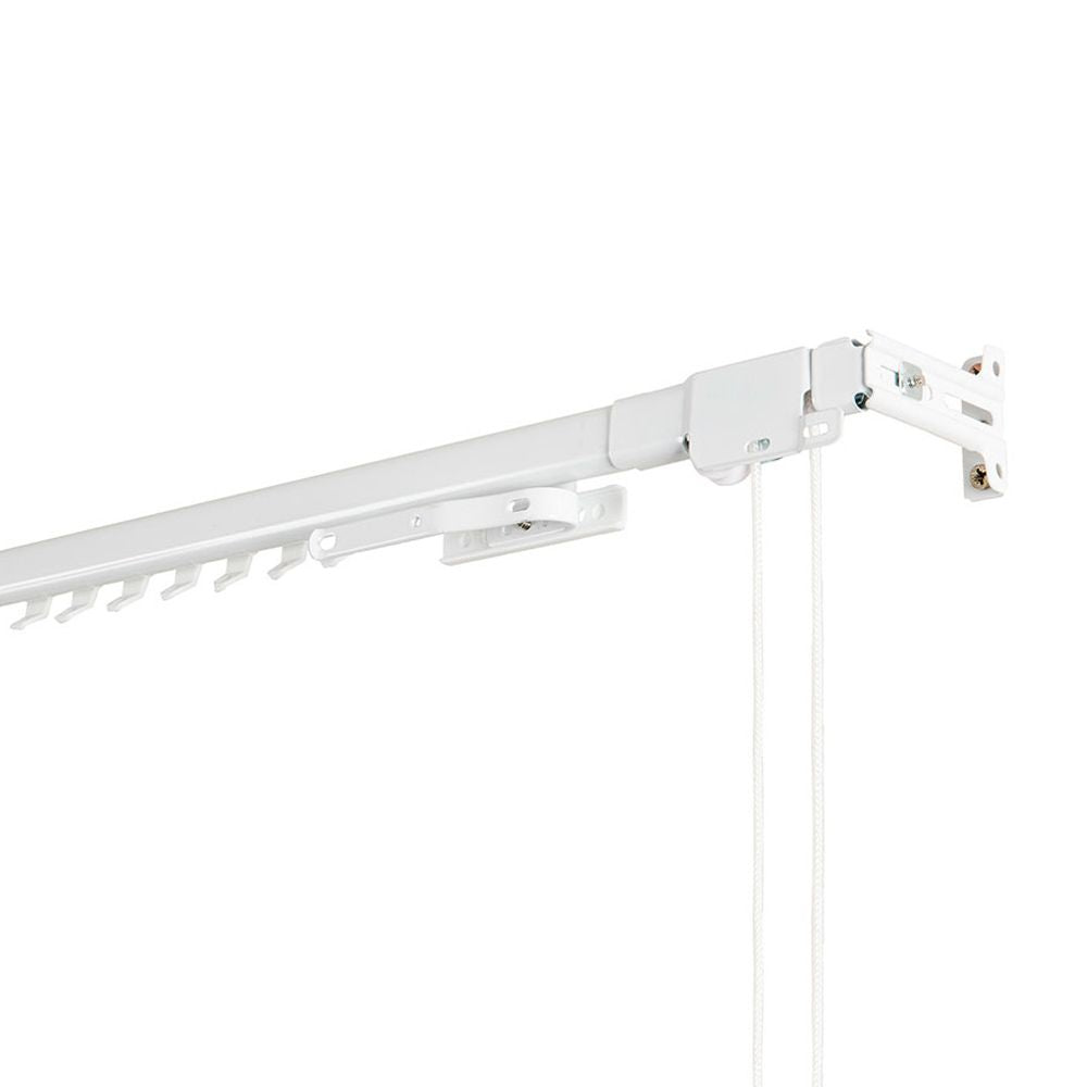 Riel reforzado blanco extensible de 120 - 210 cm