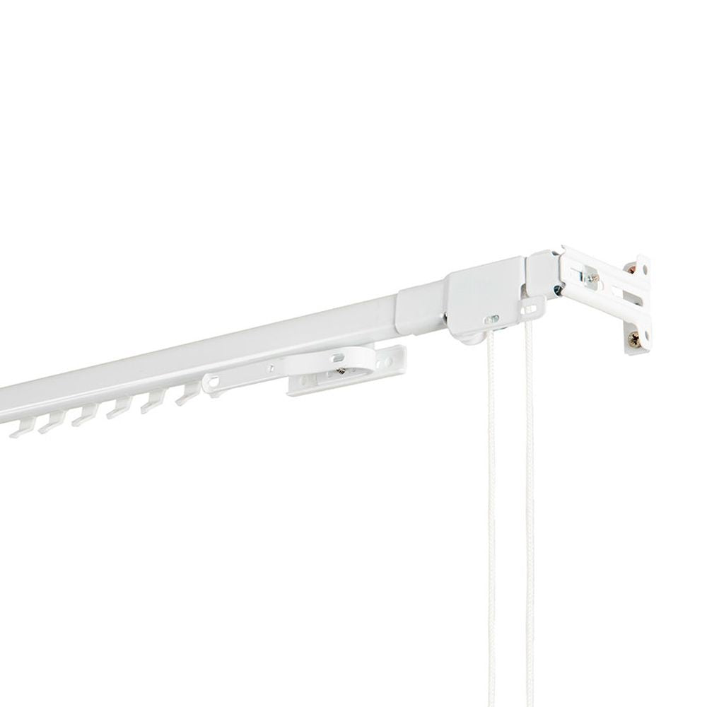 Riel reforzado blanco extensible de 160 - 300 cm