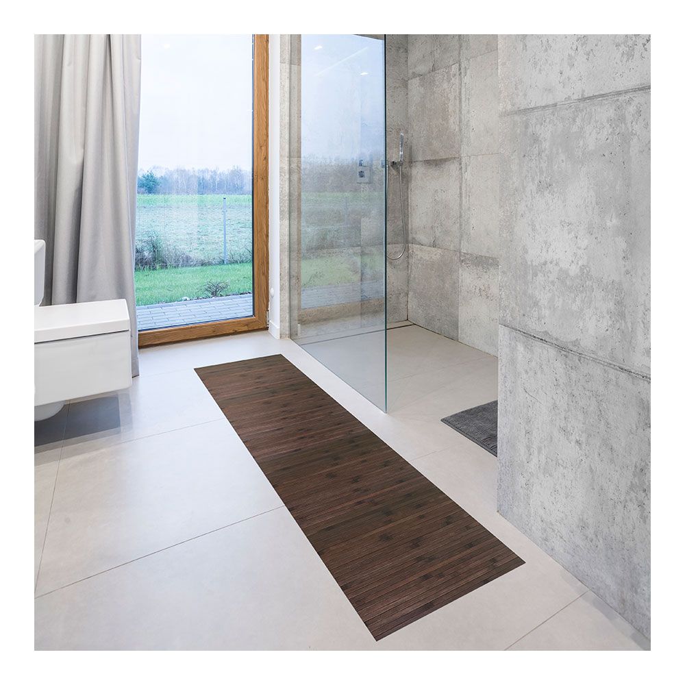 Alfombra bambú wengé 60 x 90 cm