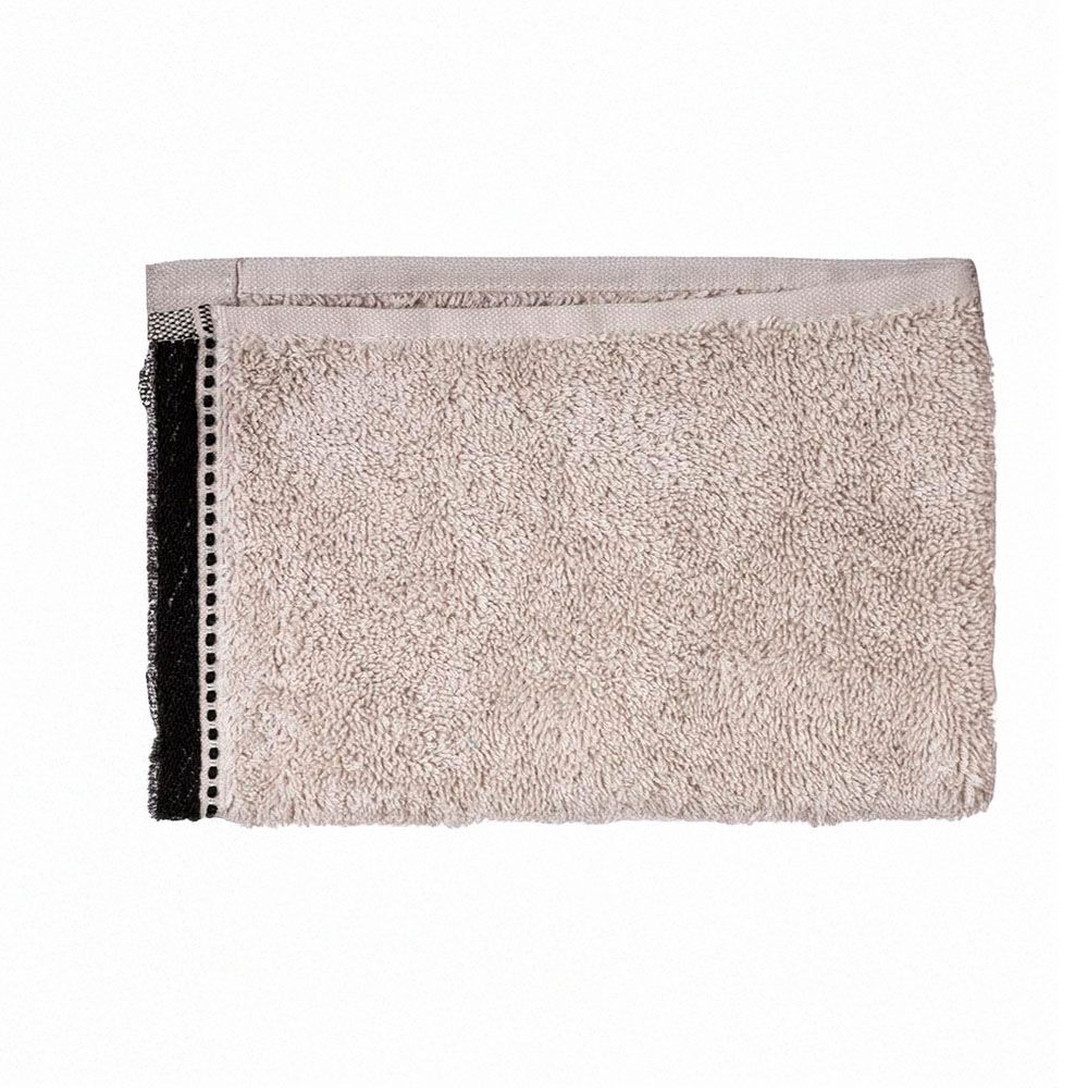 Toalla de baño joia 550 g / m² 100% algodón color lino 50 x 90 cm