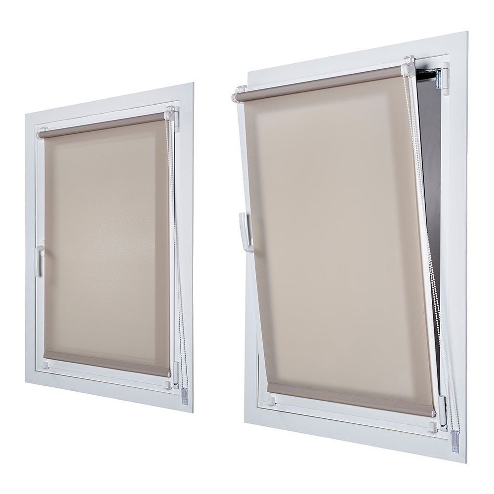 Estor enrollable clip & fix piedra 120 x 180 cm