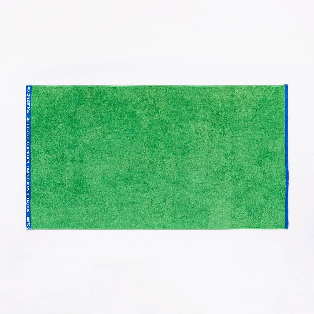 Toalla de playa 450 g / m² verde 90 x 160 cm