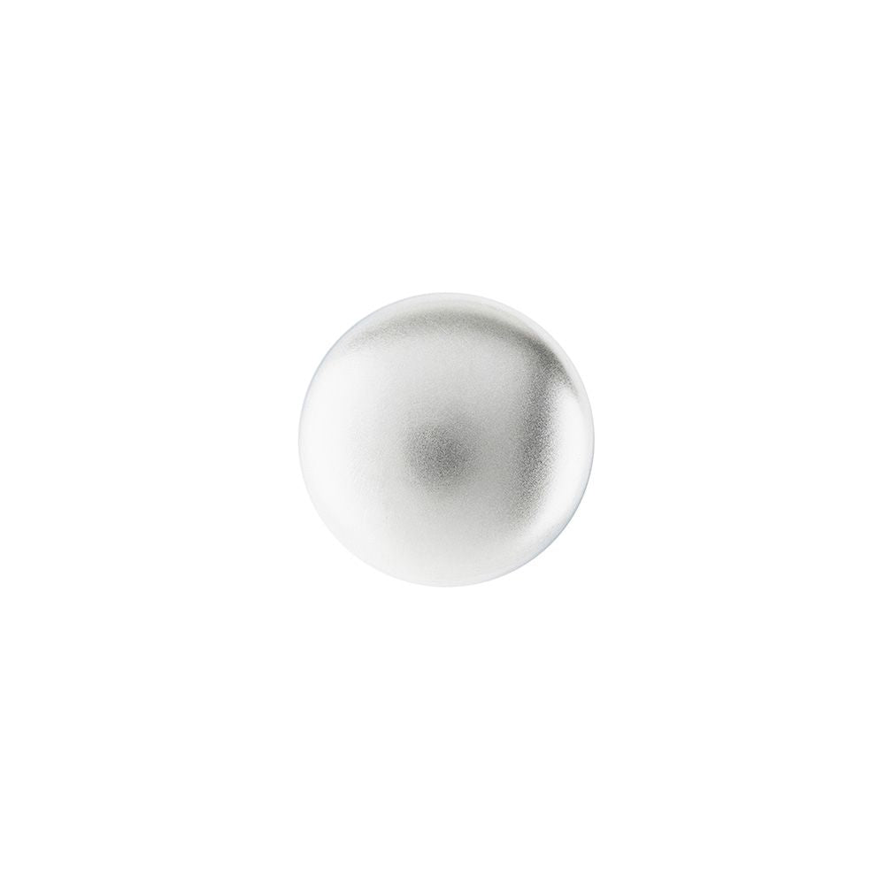Pomo para mueble, modelo 760, de zamak con acabado cromo mate, ø25 mm, blister 4 uds