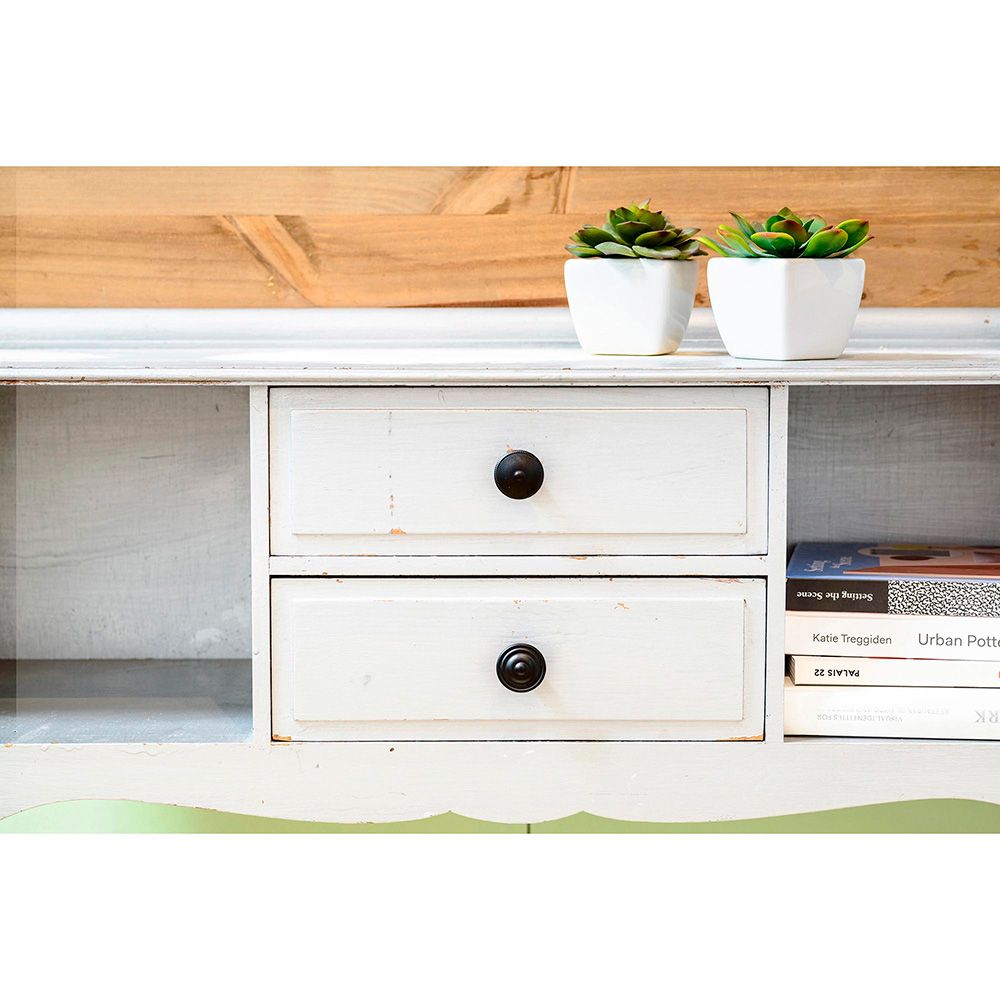 Pomo para mueble mod. 3121 de zamak con acabado negro mate ø30 mm, blister 4 uds