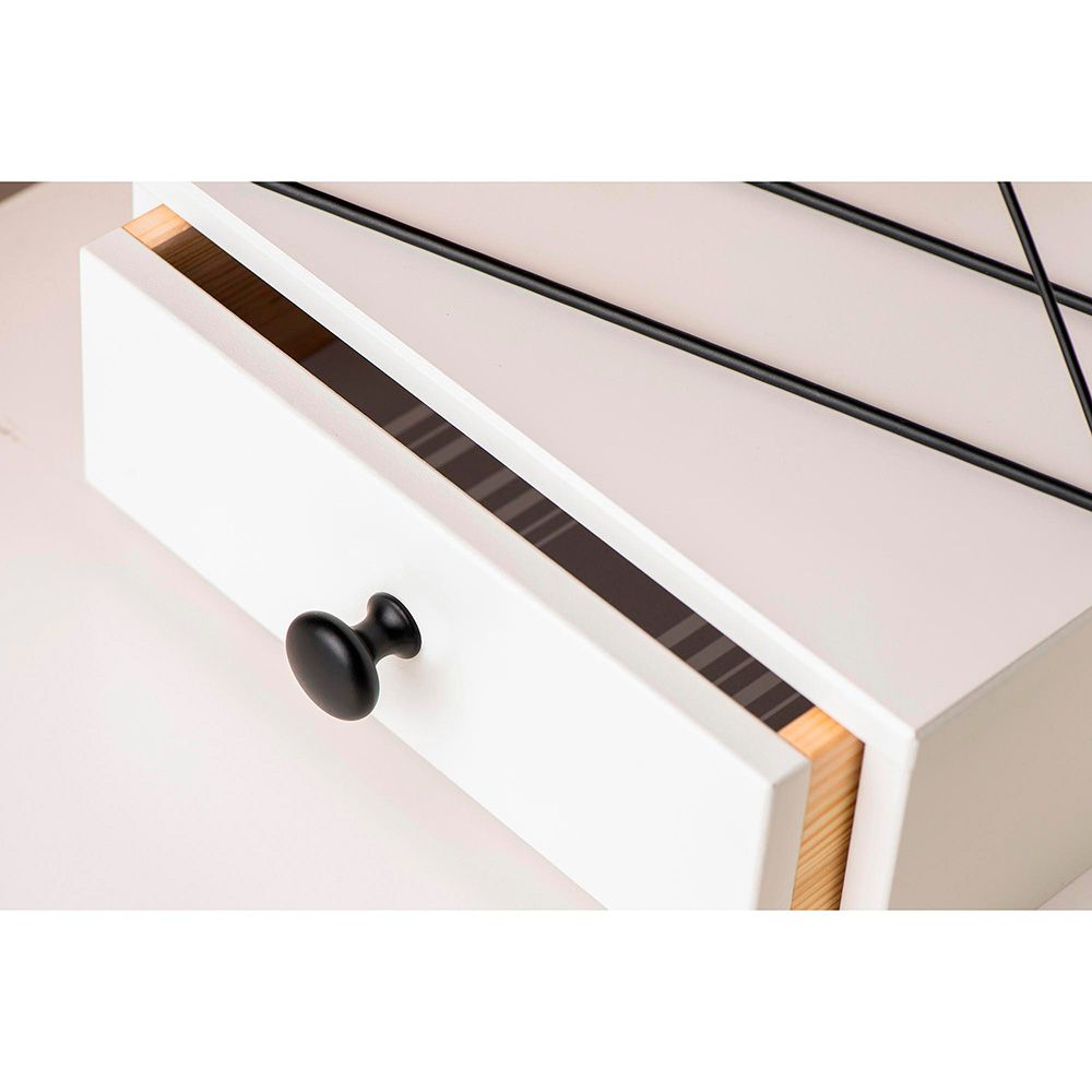 Pomo para mueble, modelo 760, de zamak con acabado negro mate ø25 mm, blister 4 uds