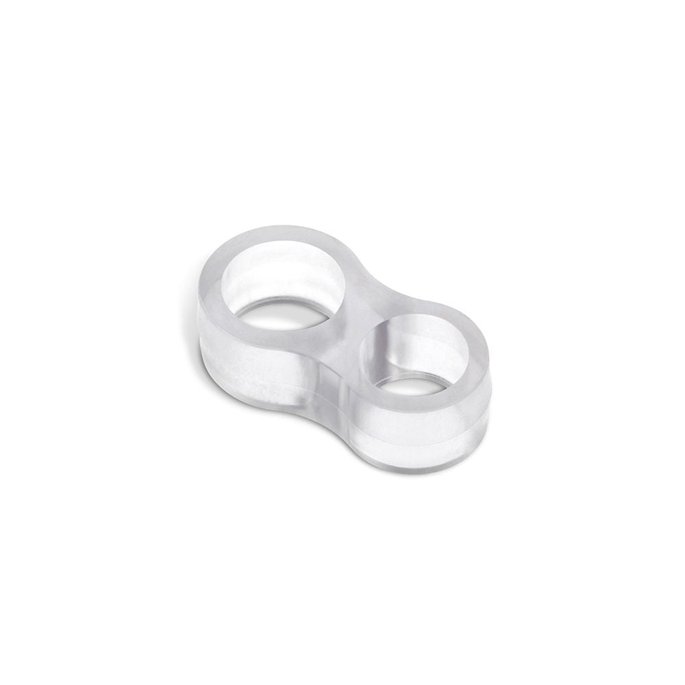 Tope para manilla de puerta, de plástico flexible con acabado transparente, 2 uds, blister