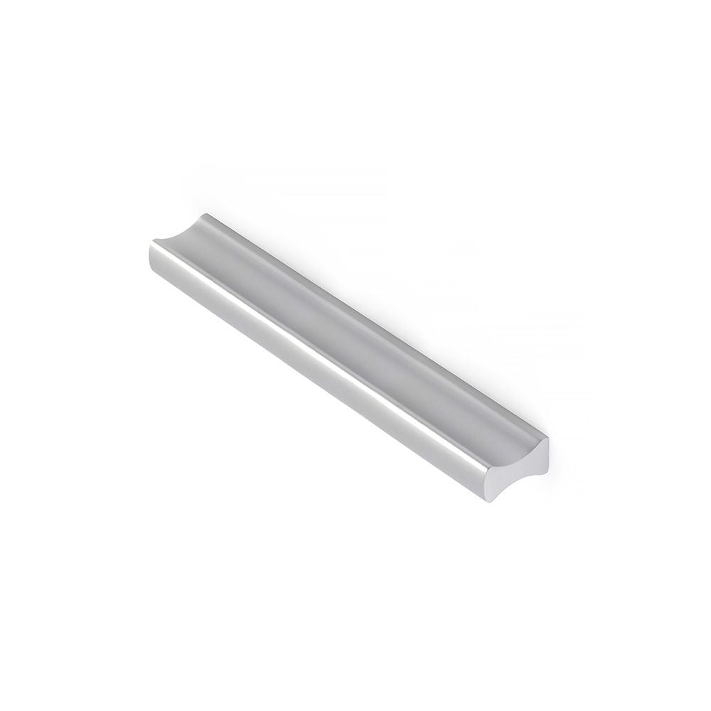 Tirador de mueble tipo asa mod. 2279 de aluminio con acabado anodizado mate, 96 mm, blister 4 uds