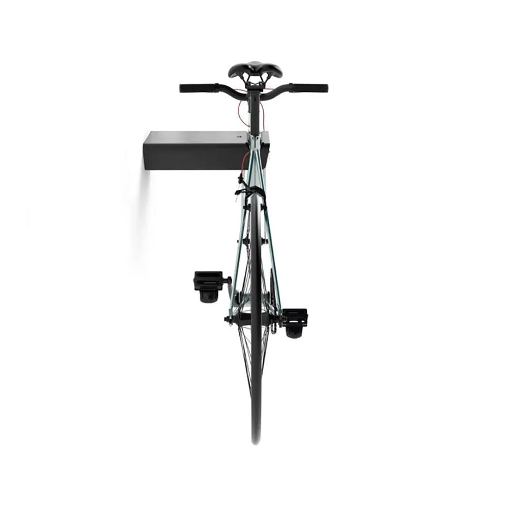 Soporte fijo bicicleta 8070 de acero negro mate