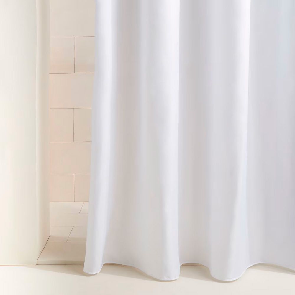 Cortina de baño basic blanca 180 x 180 cm