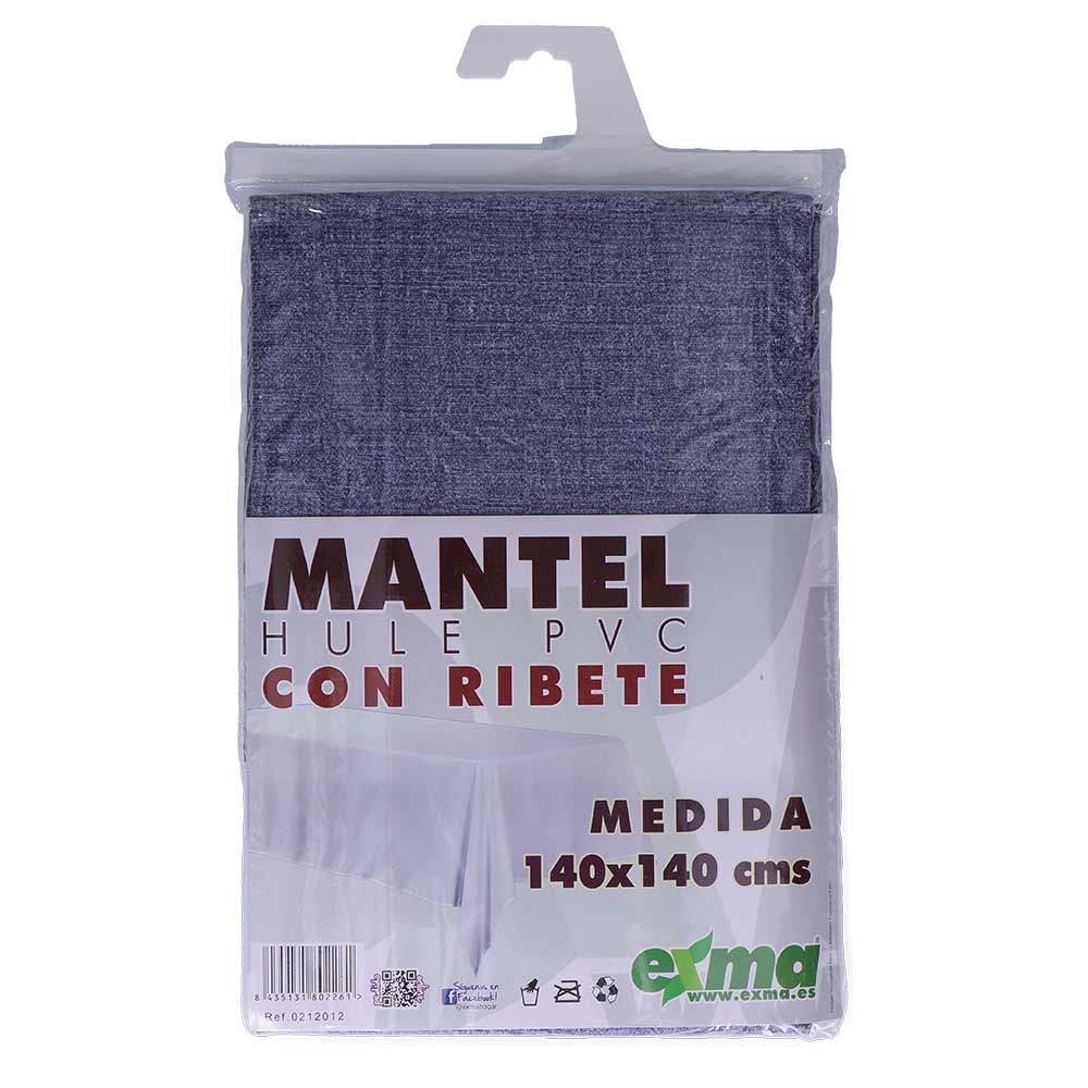 Mantel de hule ribeteado cuadrado modelos variados 140 x 140 cm