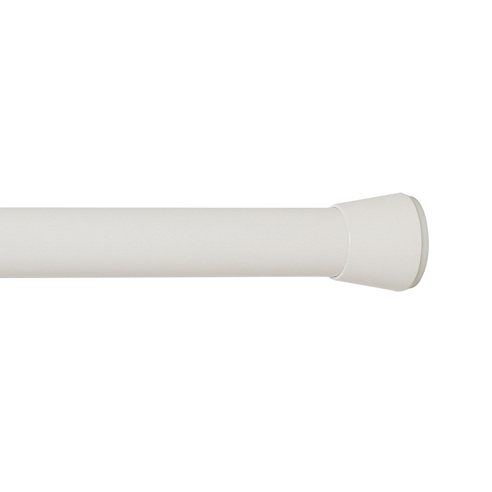 Barra extensible multiuso a presión sin taladro, blanca, ø2,8 - 2,5 x 70 - 120 cm