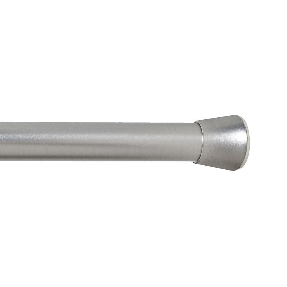 Barra extensible multiuso a presión sin taladro, plata, ø2,8 - 2,5 x 50 - 80 cm